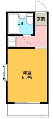 湊マンションの間取り画像