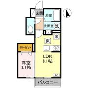 トリシアルミエールの間取り画像