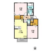 アルカディア四街道の間取り画像