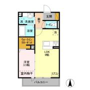 パインコート八幡の間取り画像