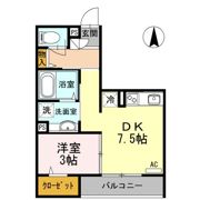 セジュールオッツMの間取り画像