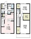西鶴間KIガーデンズ 参番館の間取り画像