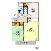 ハイカムールKAWANISIの間取り画像