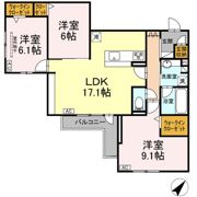 プリムラコウチの間取り画像