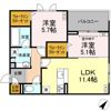 プリムラコウチの間取り画像