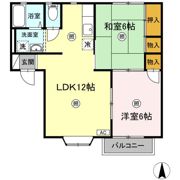 ベェルエポック今の間取り画像
