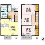 ローズパレス学園南の間取り画像