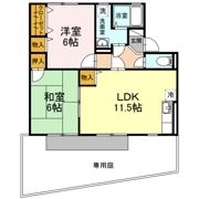 SUNロイヤル D棟の間取り画像
