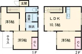 亀井様Fメイト D棟の間取り画像