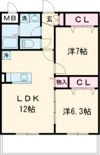 ラグゼナ千現の間取り画像