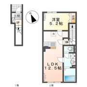 仮）大槻町原田新築アパートの間取り画像