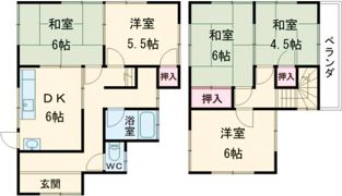 美乃利・榮邸の間取り画像