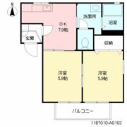 アレズィ七隈 A棟の間取り画像
