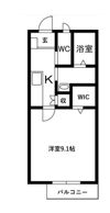 ノーブル Aの間取り画像