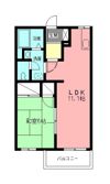 ロワール上河内Ⅱの間取り画像