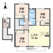 シャーメゾン ラ・フレーズ Aの間取り画像