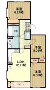 バニヤンの間取り画像