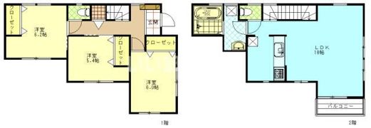 クレシアAの間取り画像