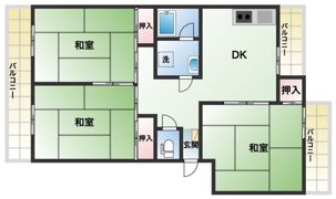 フォーサイト紫R・View terraceの間取り画像