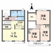デルタ・ケーテイの間取り画像