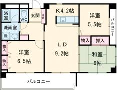パルコートの間取り画像