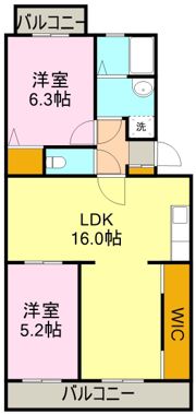 コーポサンモリッツの間取り画像