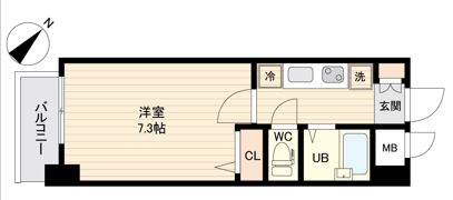 エシッド行徳の間取り画像
