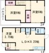時光寺町貸家の間取り画像