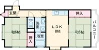 アサヒパークハイツの間取り画像