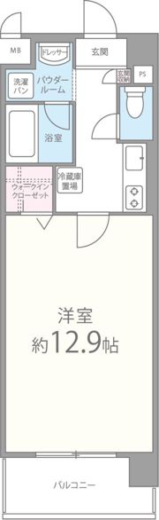 エスペーロ神田の間取り画像