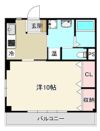 シュール南佐古の間取り画像