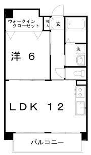 マリベールTanouchiⅠ番館の間取り画像
