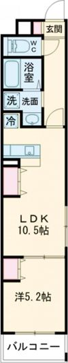 MISTRAL神屋町の間取り画像