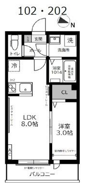 ガーデンヒルズ宮原の間取り画像