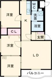 華美が丘六番館の間取り画像