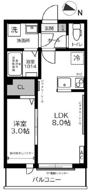 ガーデンヒルズ宮原の間取り画像