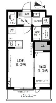 ガーデンヒルズ宮原の間取り画像