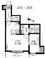 ガーデンヒルズ宮原の間取り画像
