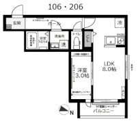 ガーデンヒルズ宮原の間取り画像