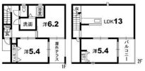 エクセレント ガーデン エストの間取り画像
