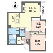 ボン ベルディの間取り画像