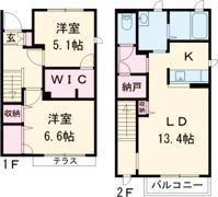 グランメゾン Bの間取り画像