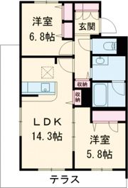 Seaside Houseの間取り画像