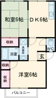 グリーンウッドの間取り画像