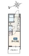 MELDIA新検見川Ⅲの間取り画像