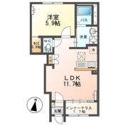 ブループラムの間取り画像