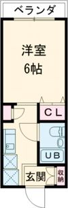 コーポサンシャインの間取り画像