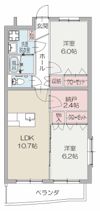 エレガントライフⅥの間取り画像