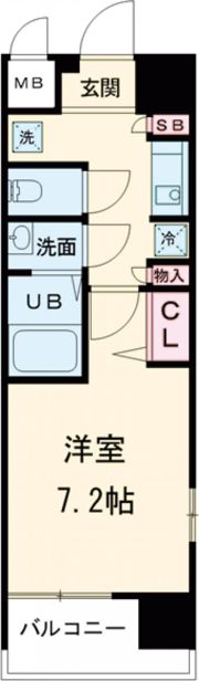 W－STYLE神戸Ⅱの間取り画像