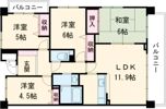 ユニ加茂壱番館の間取り画像